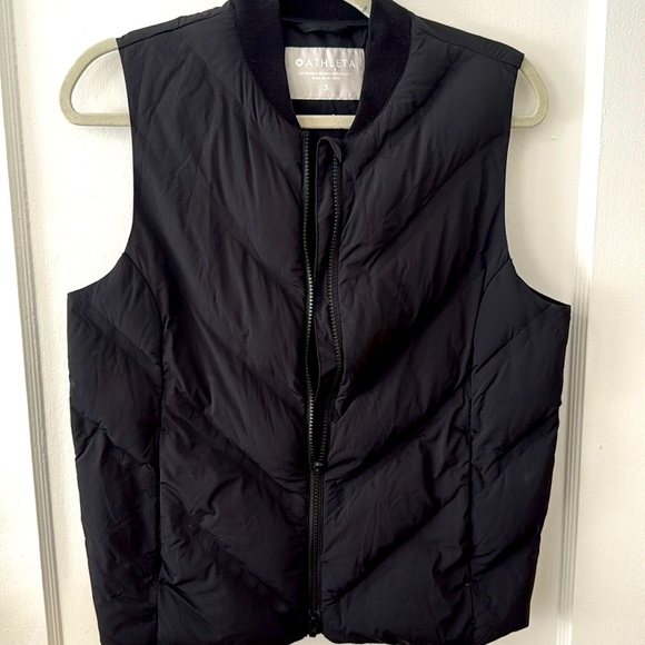 Athleta Jackets & Blazers - Athleta Black Puffer Vest – Women’s Size Small – Lightweight & Chic